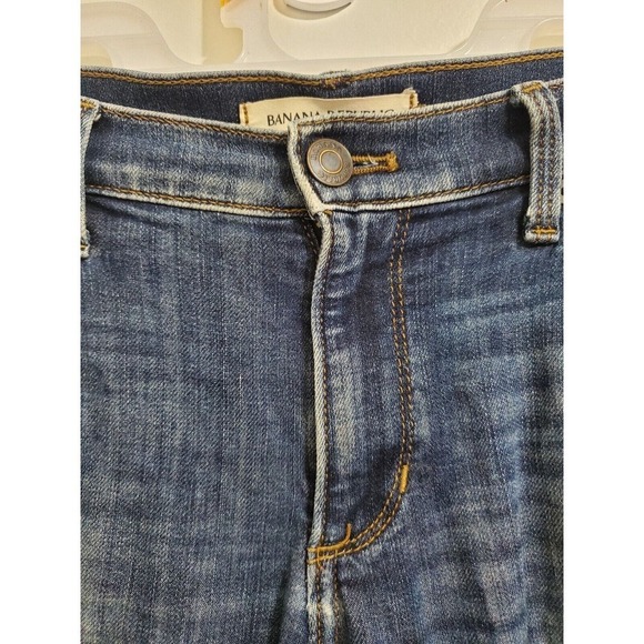 BANANA REPUBLIC PREMIUM DENIM SKINNY ANKLE JEANS Size 28 SKINNY ANKLE - Picture 2 of 7